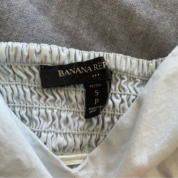 S petite ❣️ Blue crop balloon sleeves - Picture 5 of 5